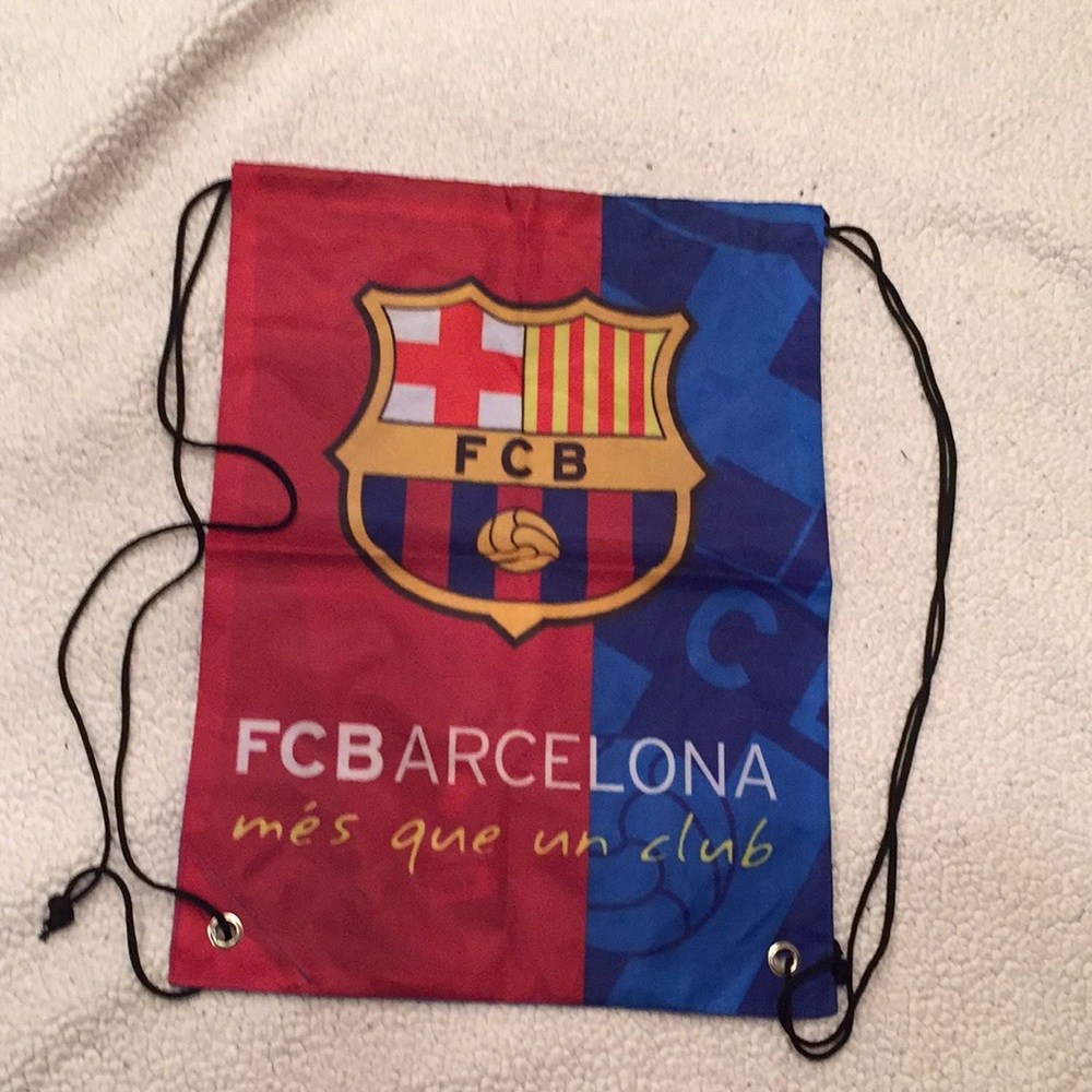 5 / $15 FC Barcelona Drawstring bag